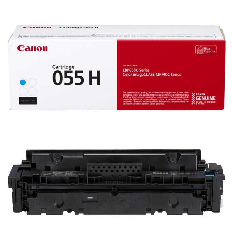 Original Canon 055H High Cap Cyan Toner