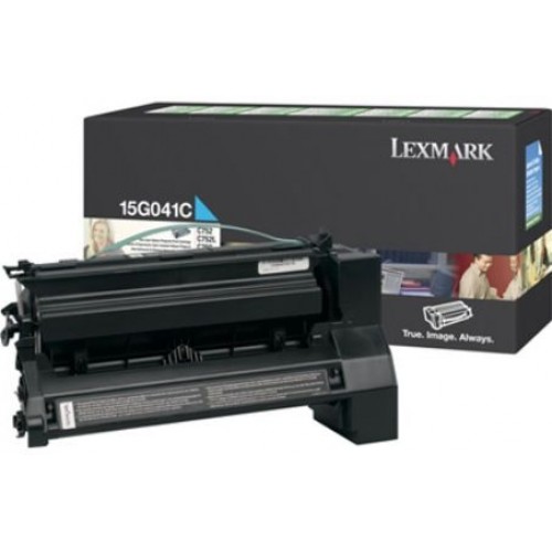 Original Genuine Lexmark 15G041C 6k Cyan Toner