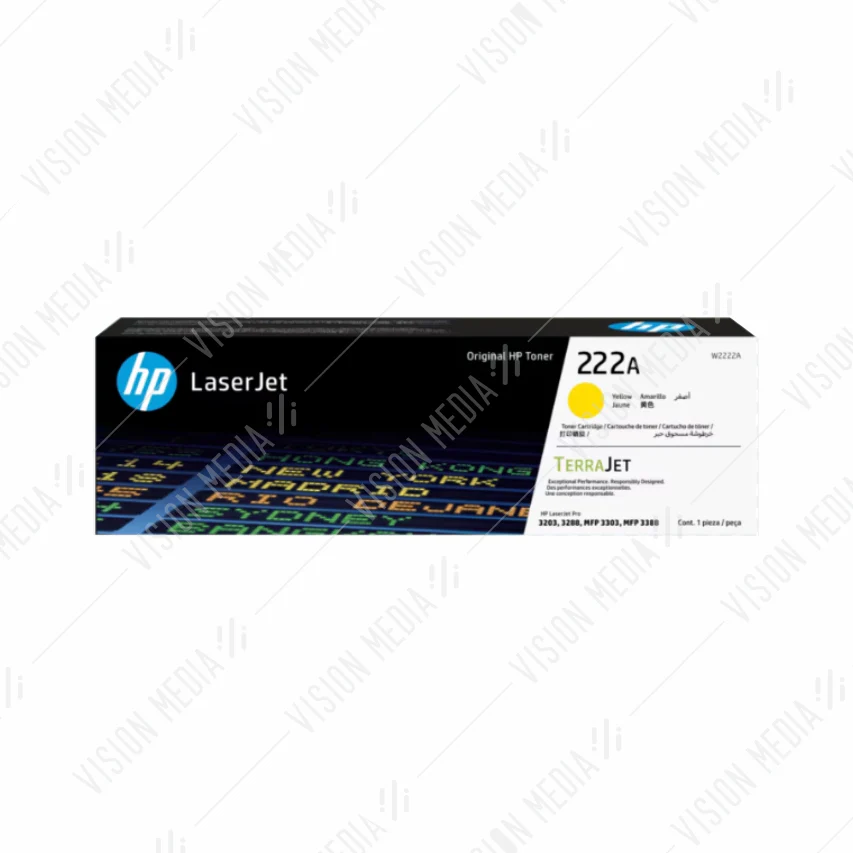 Original HP W2222A 222A Yellow Toner