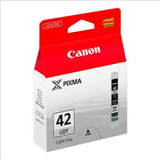 Genuine Original Canon Ink Cartridge CLI 42 LGY Light Grey Ink Tank 13ml