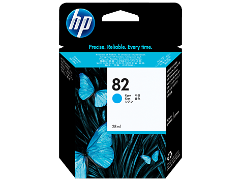 3 Units Original Genuine HP 82 69ml Cyan Ink Cartridge (C4911A)