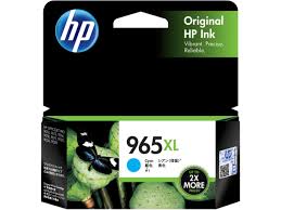 Original HP 965XL High Yield Cyan Original Ink Cartridge 3JA81AA