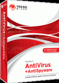 Trend Micro Anti Virus + Anti Spyware 2009, 1 Year for 1 User