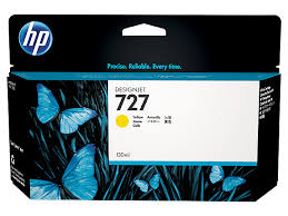 Genuine Original  B3P21A HP 727 130ml Yellow Ink Cartridge