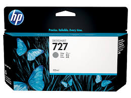 Genuine Original  B3P24A HP 727 130ml Gray Ink Cartridge