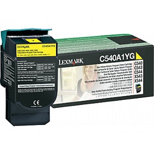 Original Genuine LEXMARK C540A1YG YELLOW