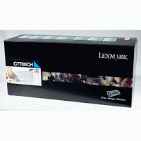 Original Genuine LEXMARK C7700CH CYAN [ HIGH CAPACITY ]