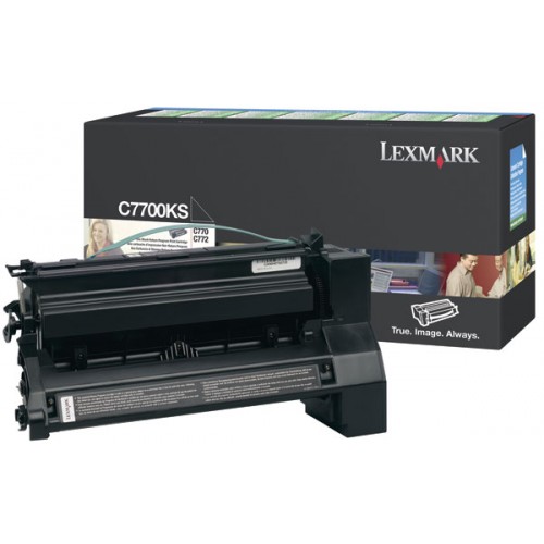 Original Genuine LEXMARK C7700KS BLACK