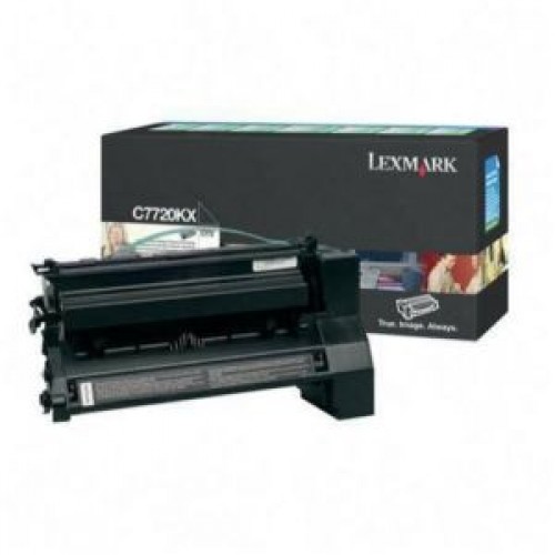 Original Genuine LEXMARK C7720KX BLACK EXTRA HIGH CAPACITY LEXMARK C772, X772 SERIES