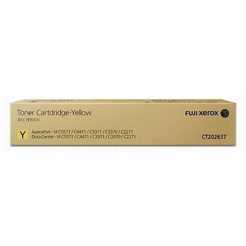 Original Fuji Xerox CT202637 Yellow Toner