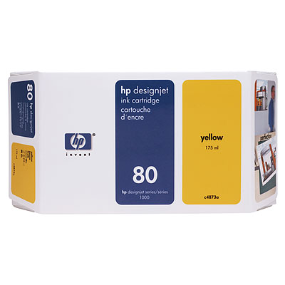 Original Ink HP C4873A Yellow for HP Printers