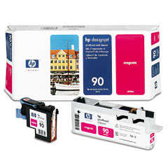 Original Ink HP C5056A Magenta Printhead & Cleaner for HP Printers