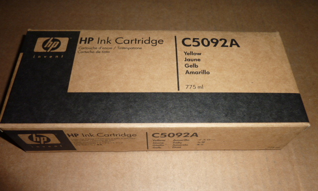 Original Ink HP C5092A Yellow for HP Printers