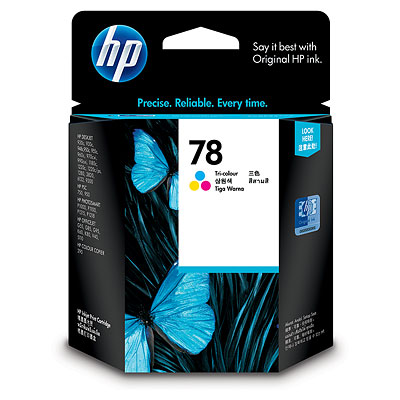 Original Ink HP C6578DA TriColor for HP Printers