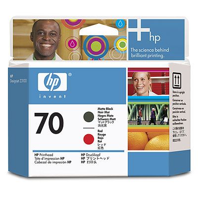 Original Ink HP C9409A Matte Black & Red for HP Printers