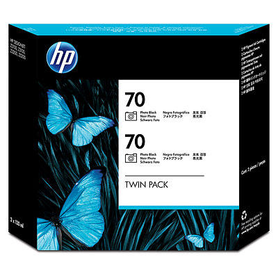 Original Ink HP CB340A Photo Black Twin Pack for HP Printers