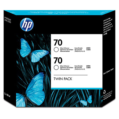 Original Ink HP CB350A Gloss Enhancer Twin Pack for HP Printers