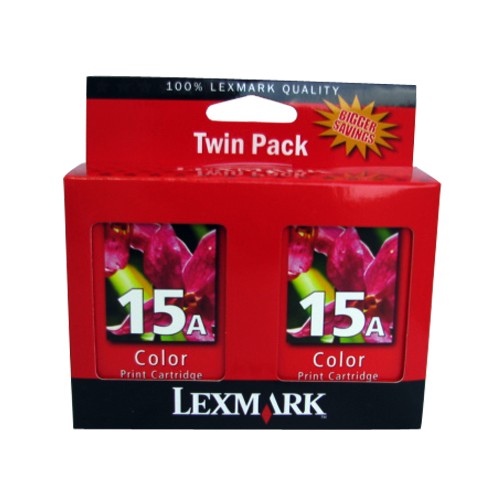 Original Genuine LEXMARK TWIN PACK [ 18C2100A COLOUR ]   TPASA32