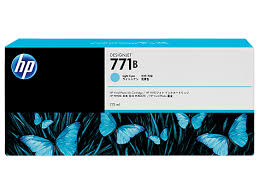 Original B6Y04A HP 771b, Light Cyan Ink Cartridge 775ml