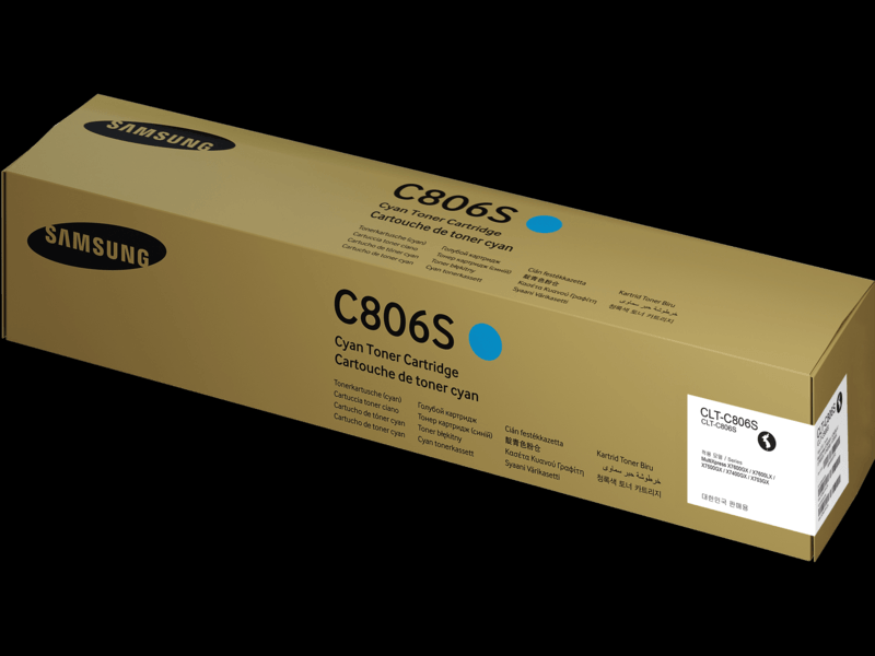 Original Samsung Toner Cartridge CLT C806S Cyan