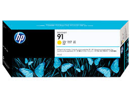 Original HP Ink 91 C9469A Yellow 775ml