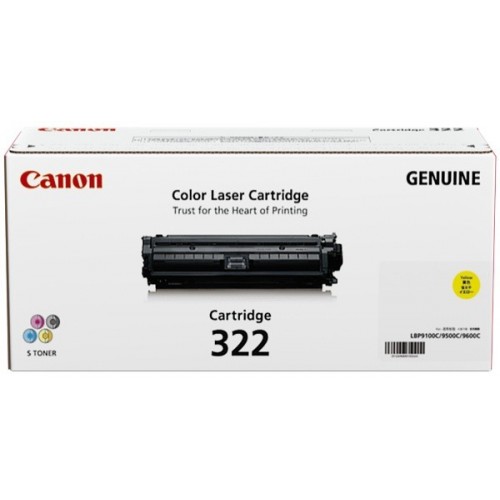 Original Genuine Canon Cartridge Cart 322 Yellow Toner