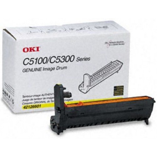 Original Genuine OKI C5100 C5300 Yellow Drum (42126609)