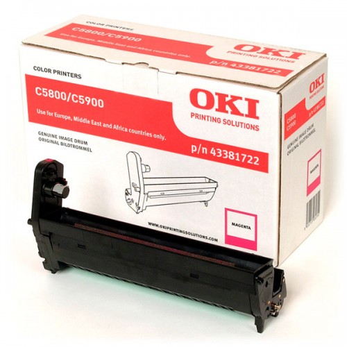 Original Genuine OKI C5550 C5800 Magenta Drum (43381726)