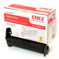 Original Genuine OKI C5550 C5800 Yellow Drum (43381725)