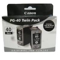 Genuine Original Canon Ink Cartridge PG 40 TWIN PACK