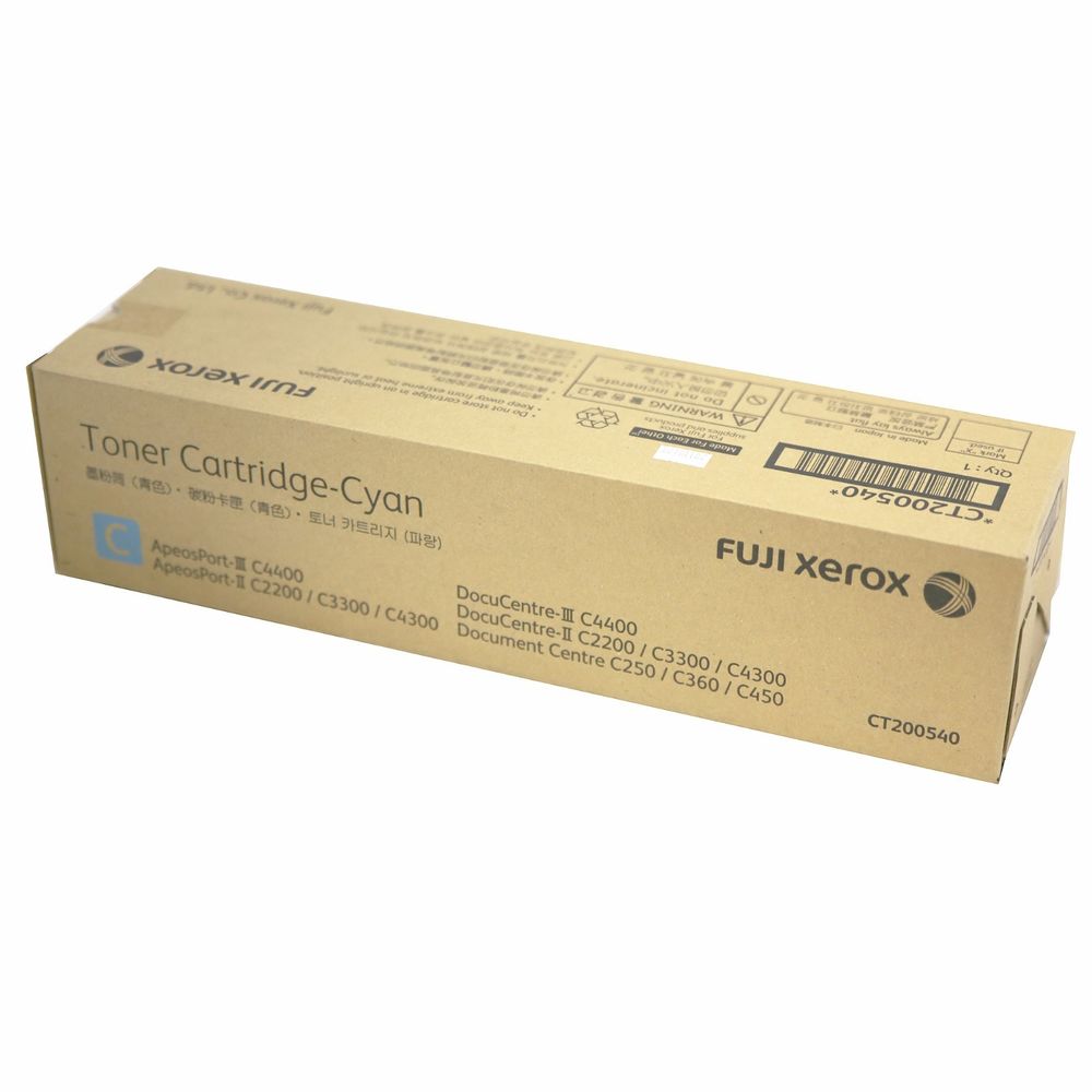 Original Fuji Xerox Toner CT200540 Cyan for C4400 C2200 C3300