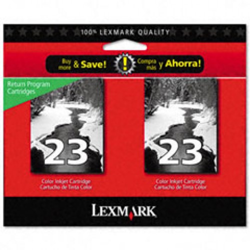 Genuine Original LEXMARK TWIN PACK 18C1623A BLK   TPASA25